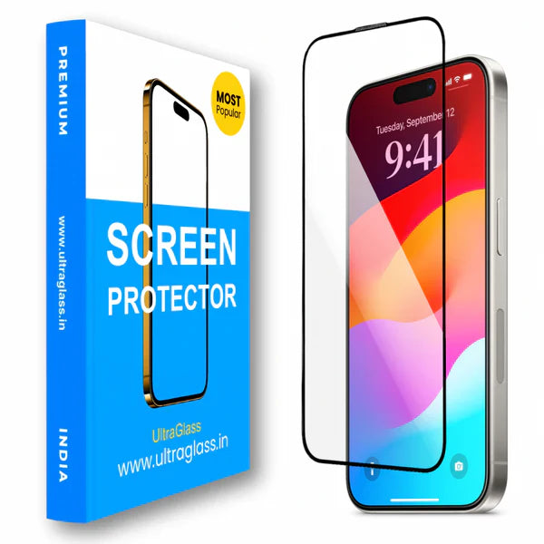 UltraGlass Premium Tempered Glass for iPhone (Buy 1 Get 1 Free)