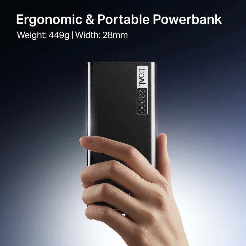 boAt EnergyShroom PB401 20,000 mAh Power Bank - Rivantrends accessories
