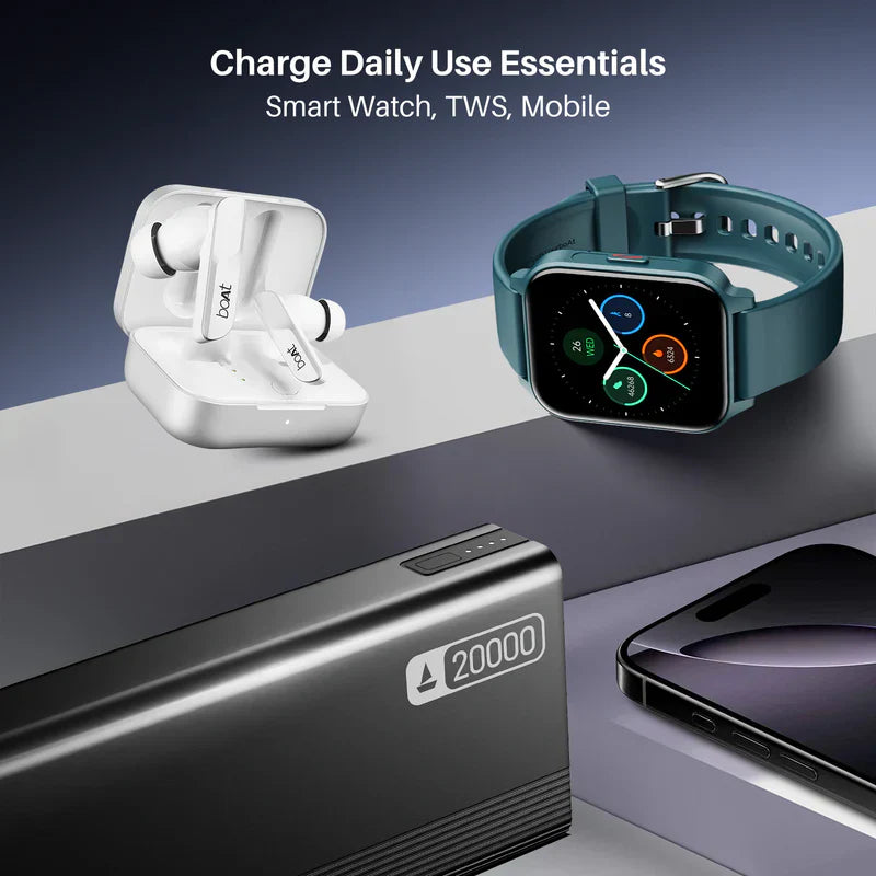 boAt EnergyShroom PB401 20,000 mAh Power Bank - Rivantrends accessories