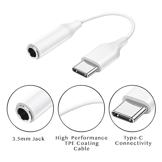 Samsung USB-C Headphone Jack Adapter – Original 3.5mm Audio Converter for Type-C Devices - Rivantrends accessories