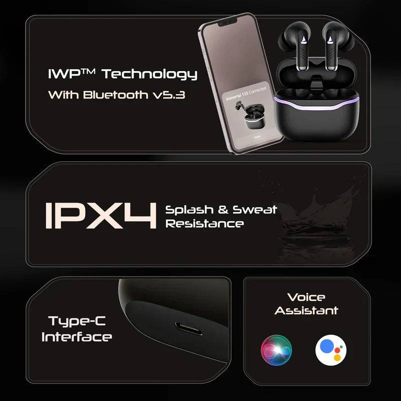 boAt Immortal 125 Gaming True Wireless Earbuds - Rivantrends accessories