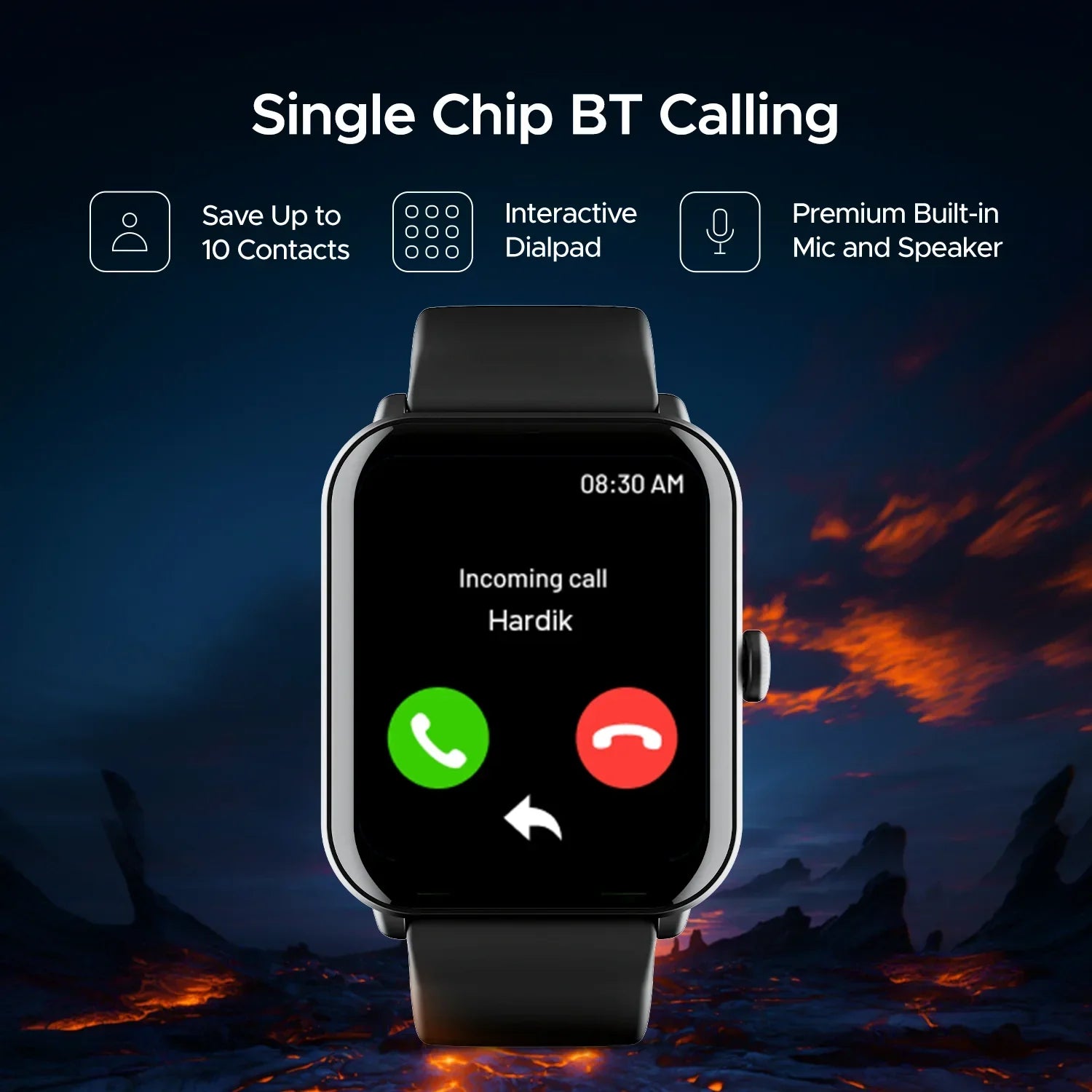 boAt Wave Fury Bluetooth Calling Smartwatch - Rivantrends accessories