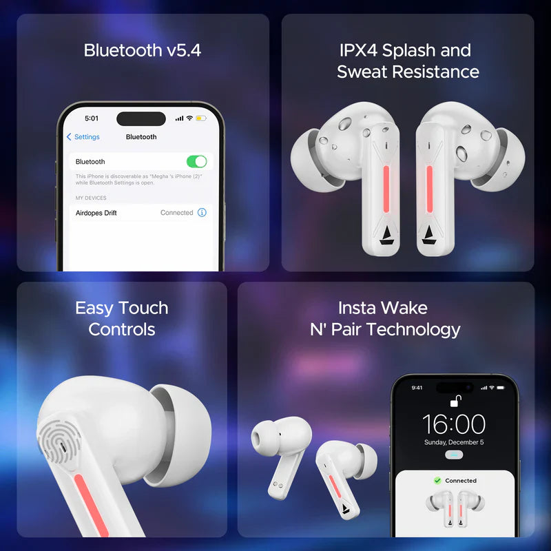 boAt Airdopes Drift True Wireless Earbuds - Rivantrends accessories