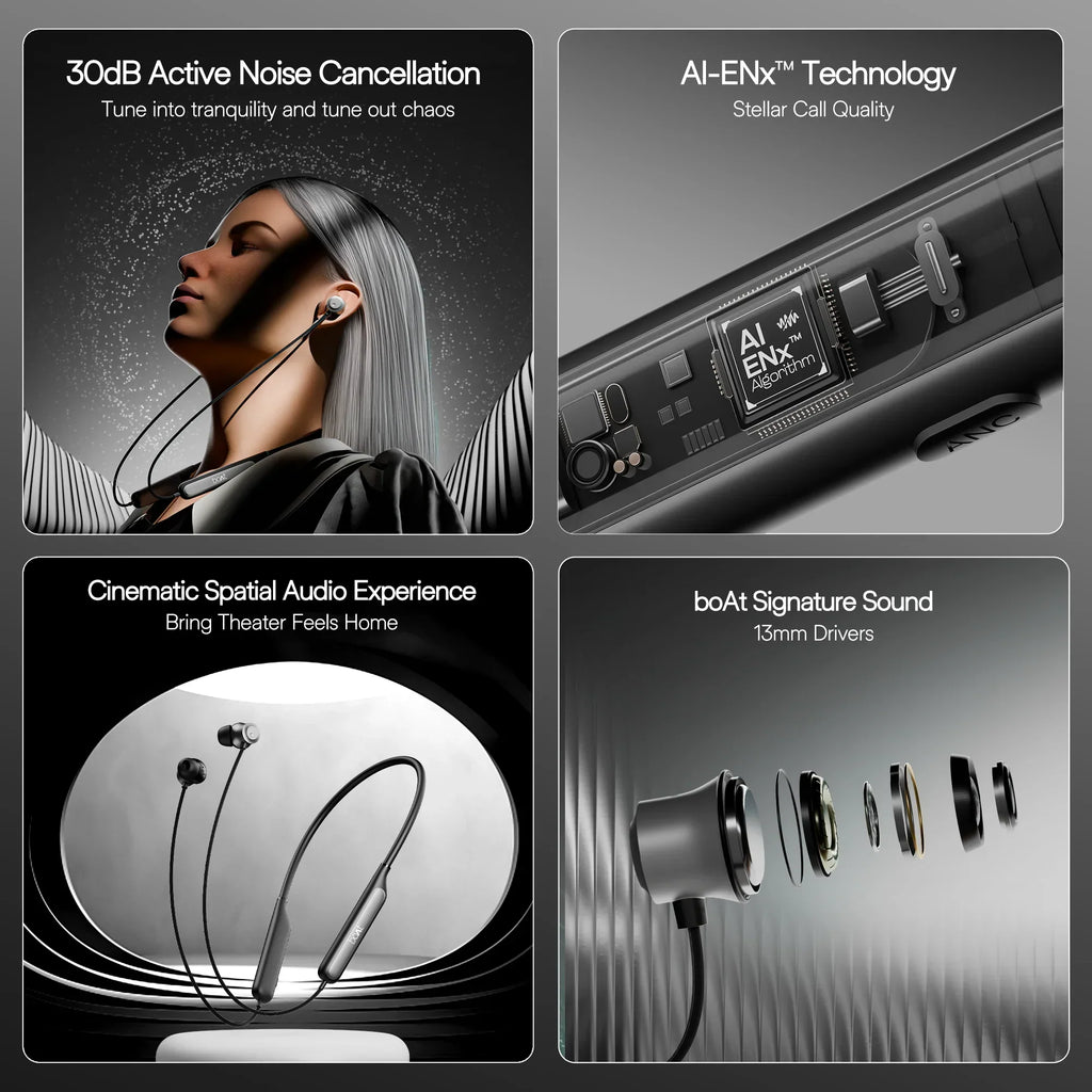 boAt Rockerz 210 ANC Wireless Neckband - Rivantrends accessories