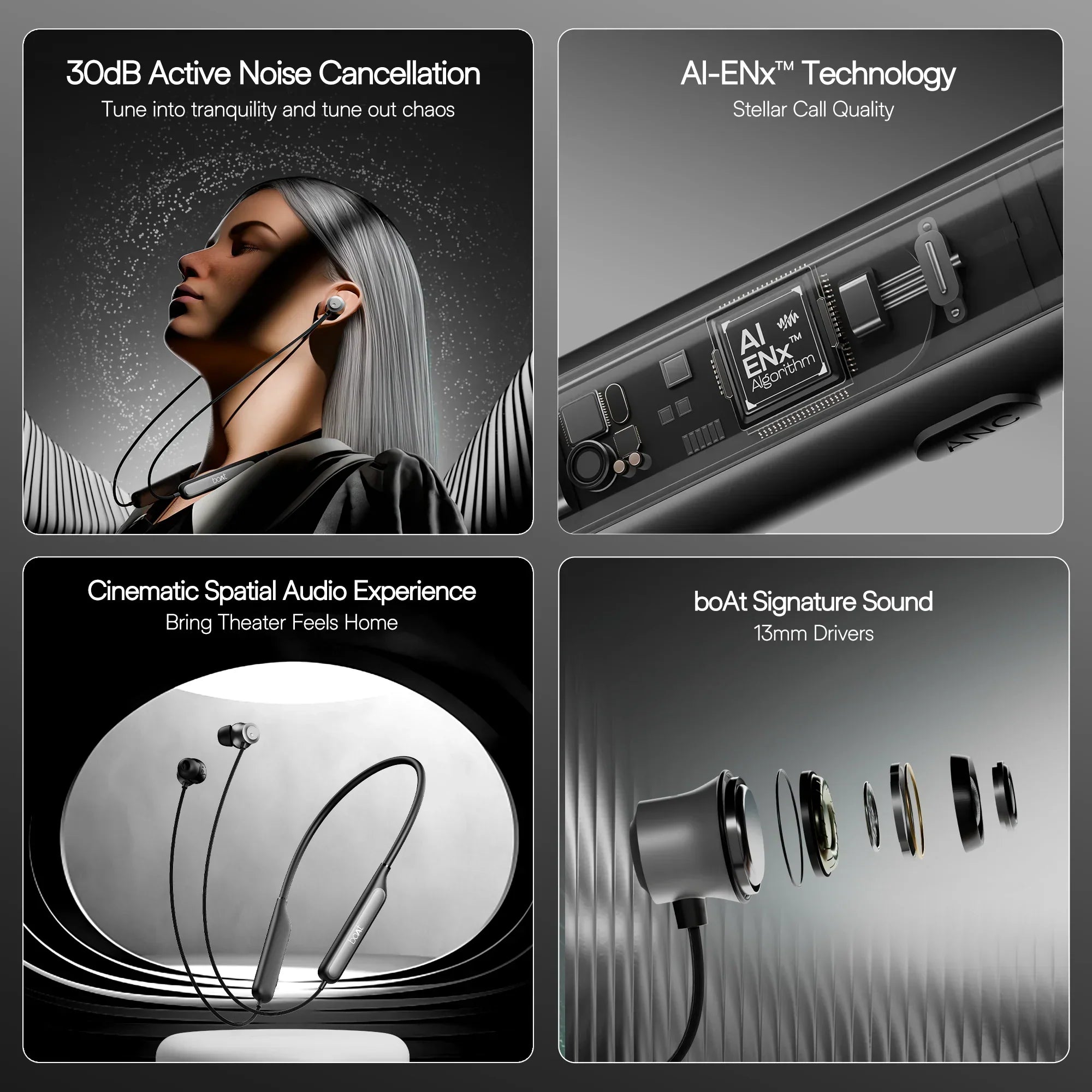 boAt Rockerz 210 ANC Wireless Neckband - Rivantrends accessories