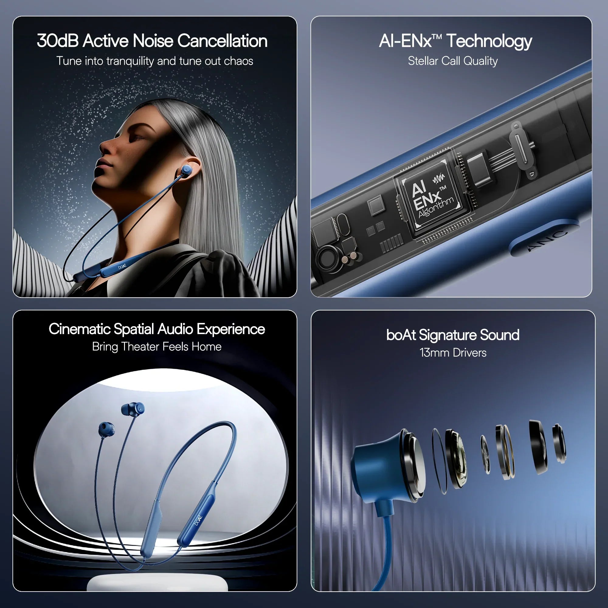 boAt Rockerz 210 ANC Wireless Neckband - Rivantrends accessories