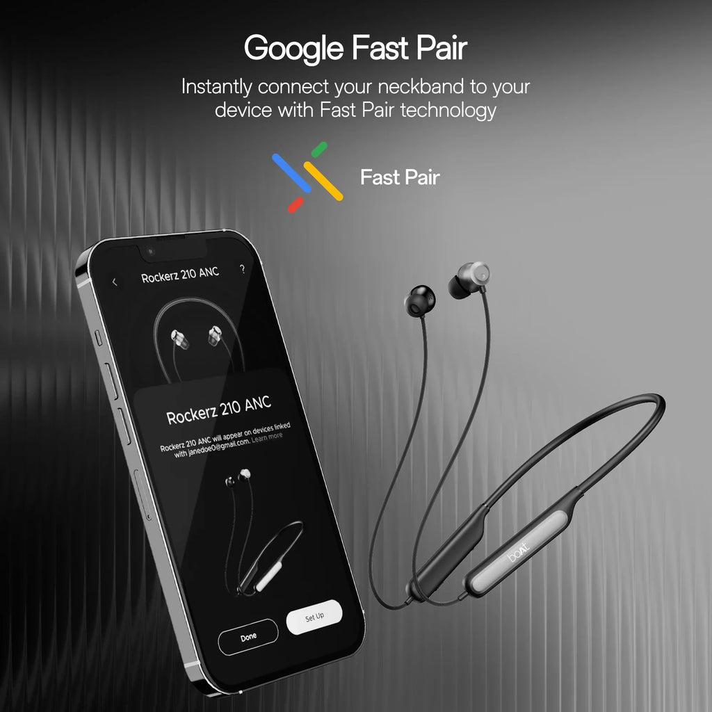 boAt Rockerz 210 ANC Wireless Neckband - Rivantrends accessories