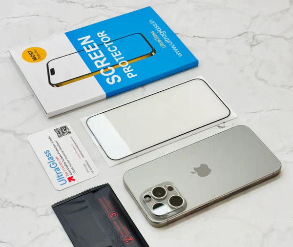 UltraGlass Premium Tempered Glass for iPhone (Buy 1 Get 1 Free)