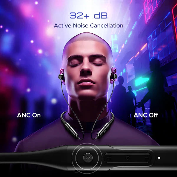 boAt Rockerz 255 ANC Bluetooth Neckband - Rivantrends accessories