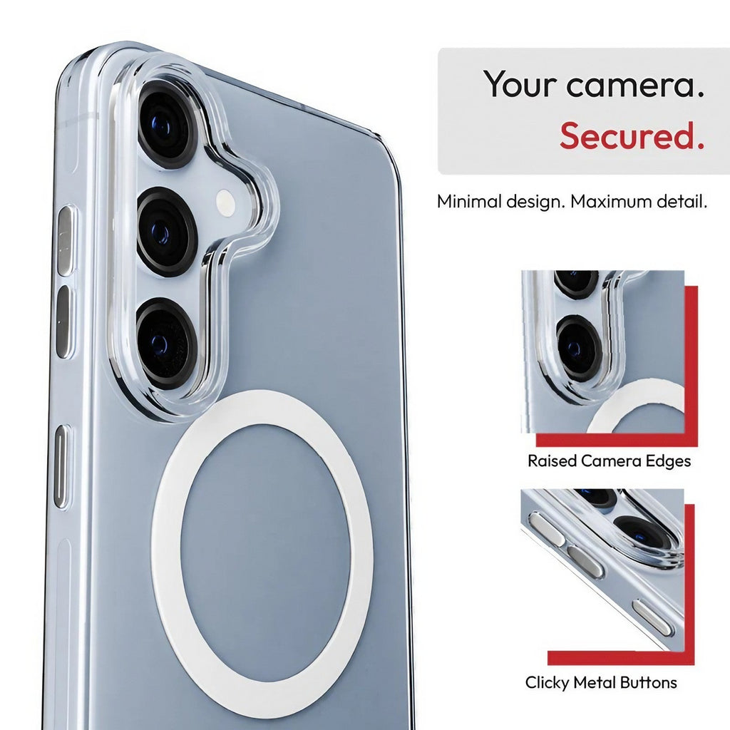 Samsung Galaxy S25 Clear Armour MagSafe Case |Rivantrends accessories