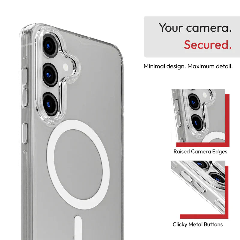 Samsung Galaxy S25 Plus Clear Armour MagSafe Case  | by Rivantrends accessories